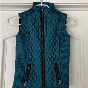 Kids riding vest teal